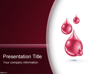 Blood powerpoint design