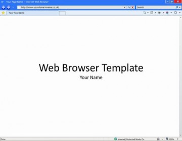 Browser powerpoint template