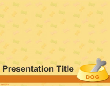 Dog food powerpoint template Bestppts