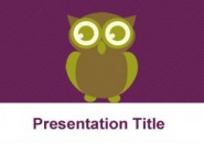 Owl powerpoint template