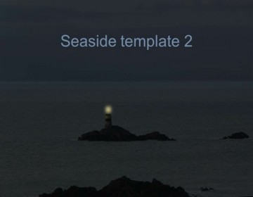 Seaside 2 powerpoint template