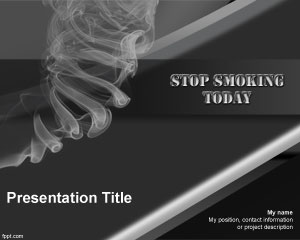 Stop smoking powerpoint design