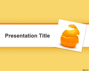 Orange peel powerpoint design