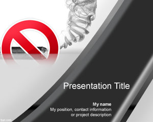 Quit cigar powerpoint design