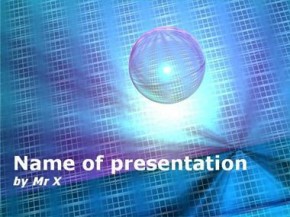 Light sphere powerpoint design