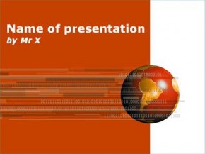 Numeric earth powerpoint design