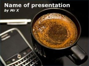 Black coffee powerpoint design