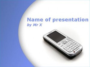 Cellphone powerpoint design