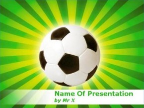 Football powerpoint design