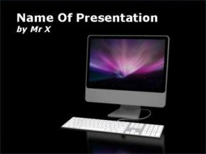 Monitor powerpoint design
